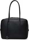 Dunst Black Classic 28 Leather Bag In Black