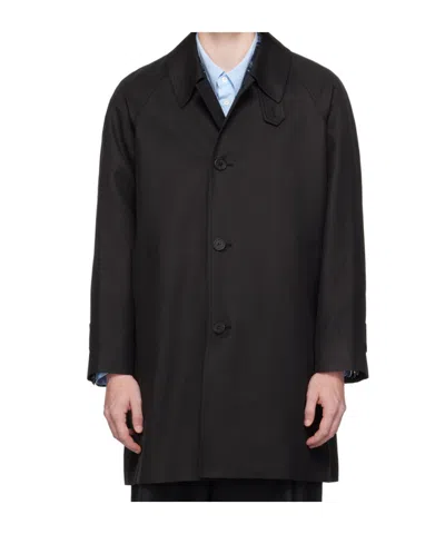 Dunst Black Half Mac Coat
