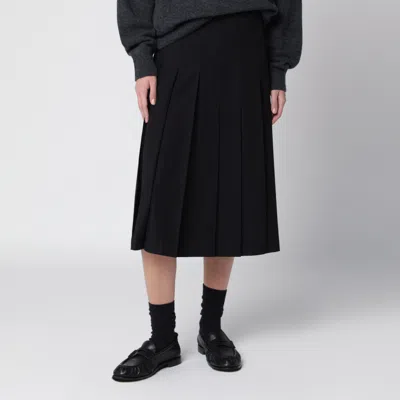 Dunst Black Pleated Skirt