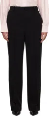 Dunst Black Straight Trousers In Black