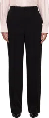 Dunst Black Straight Trousers In Black
