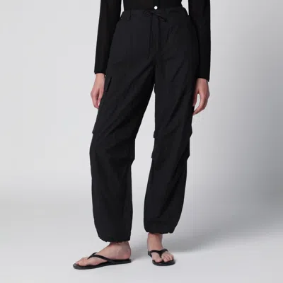 Dunst Black Utility Parachute Trousers