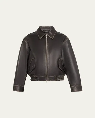DUNST BLOUSON LEATHER JACKET