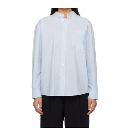 DUNST BLUE  GREY STRIPE SHIRT