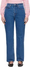 Dunst Blue Loose Fit Jeans In Blue