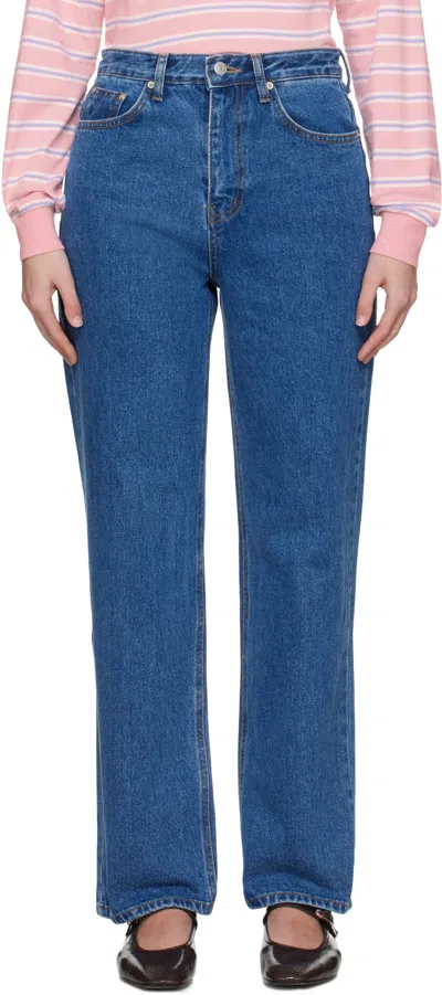 DUNST BLUE LOOSE FIT JEANS