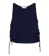 Dunst Drawstring Boat Neck In Blue