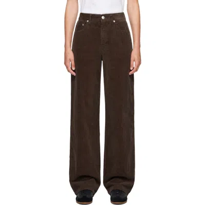 Dunst Brown 90s Wide Corduroy Jeans
