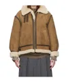 Dunst Brown Genuine Shearling Jacket