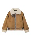 Dunst Buckle-detail Jacket In Brown