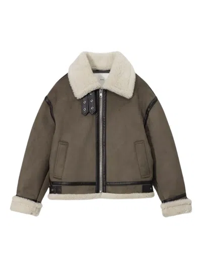 Dunst Buckle-detail Jacket In Brown