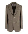 Dunst Unisex Classic 2 Button Blazer In Brown