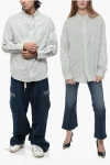 Dunst Button-down Collar Striped Unisex Shirt