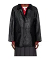 Dunst Button-down Long-sleeved Casual Jacket In Black