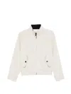 Dunst Cotton Blouson Jacket In White
