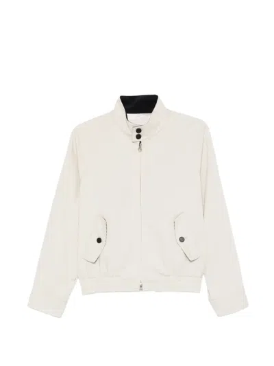 Dunst Button Pocket Jacket In White