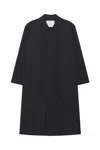 Dunst Maxi Double Wool Coat In Black
