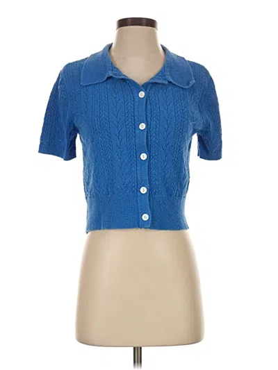 Pre-owned Dunst Cardigan Sweater In Blue