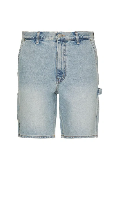 Dunst Carpenter Denim Shorts In 淡蓝色