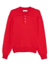 Dunst Cashmere Polo Shirt In Red