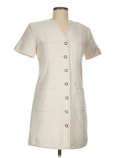 Pre-owned Dunst Casual Dress In Ivory