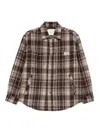 Dunst Madras Pattern Flannel Jacket In Multi