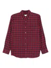 Dunst Checked Long-sleeved Shirt In Red