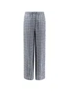 Dunst Check-pattern Wide-leg Trousers In Multi