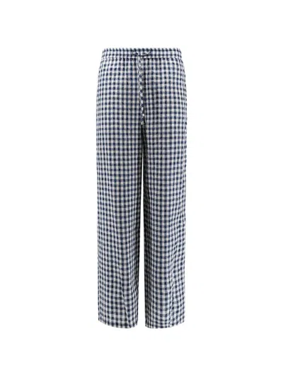 Dunst Check-pattern Wide-leg Trousers In Multi