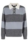 Dunst Chunky Rugby Sweater In Brown