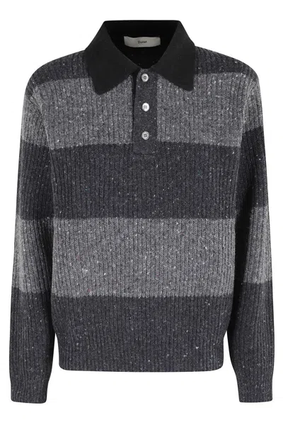 DUNST CHUNKY RUGBY SWEATER