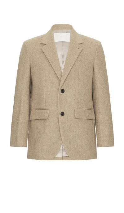 Dunst Classic 2 Button Wool Blazer In 베이지