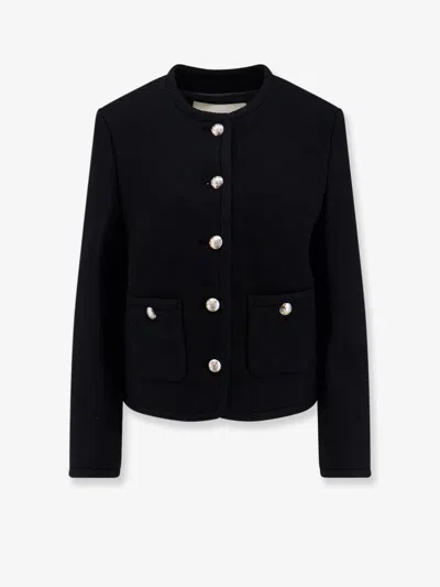 Dunst Classic Tweed Blazer In Black