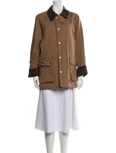 Pre-owned Dunst Coat In Brown