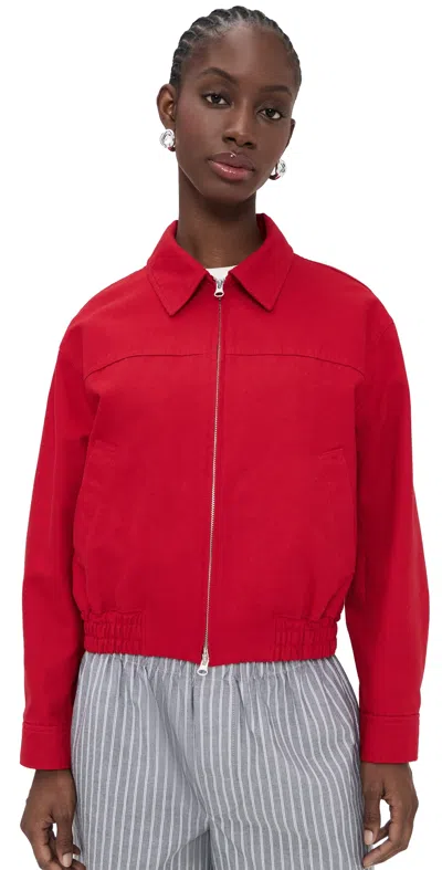 Dunst Collared Blouson Jacket Red