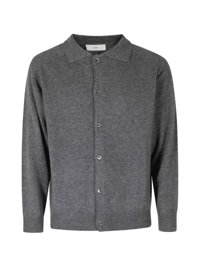 Dunst Collared Raglan-sleeve Cardigan In Blue