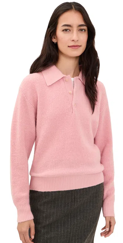 Dunst Collared Sweater Soft Pink