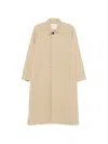 Dunst Cotton Blend Fitted Jacket In Neutral