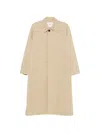 Dunst Cotton Blend Fitted Jacket In Neutral