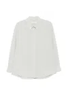 Dunst Grey Regular Solid Shirt In Animal Print