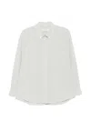 Dunst Grey Regular Solid Shirt In White