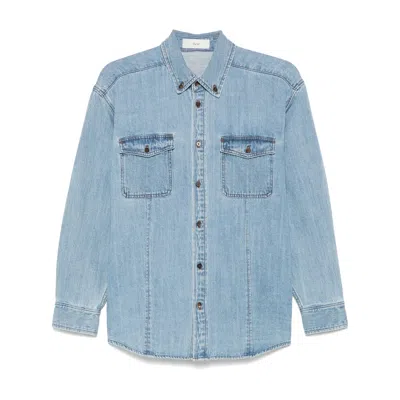 Dunst Cotton Shirts In Blue