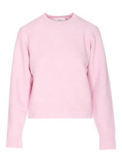 Dunst Crew-neck Long-sleeve Sweater In Animal Print