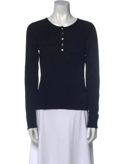 Pre-owned Dunst Crew Neck Long Sleeve Top W/ Tags In Multi