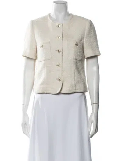 Pre-owned Dunst Crew Neck Short Sleeve Top In Neutrals
