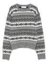 Dunst Wool Blend Crewneck Jumper In Gray
