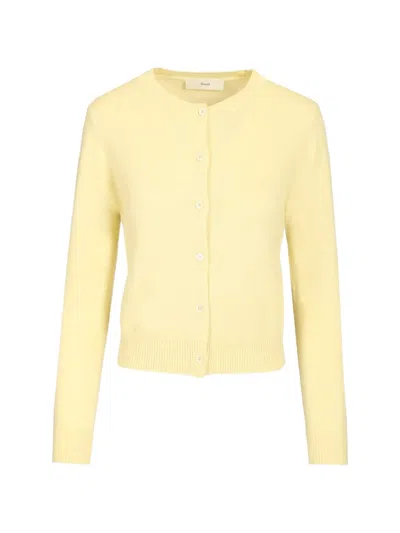 Dunst Crew-neck Cardigan In Yellow