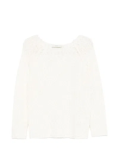 DUNST DUNST CROCHET CREWNECK JUMPER