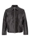 Dunst Dark Brown Jacket With Front Pockets In Brown