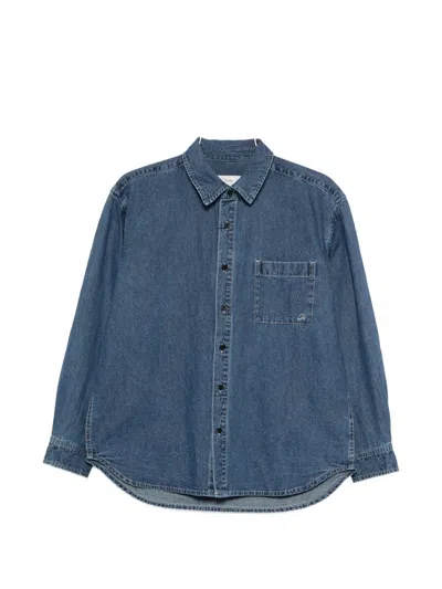 Dunst Denim Cotton Shirt In Blue